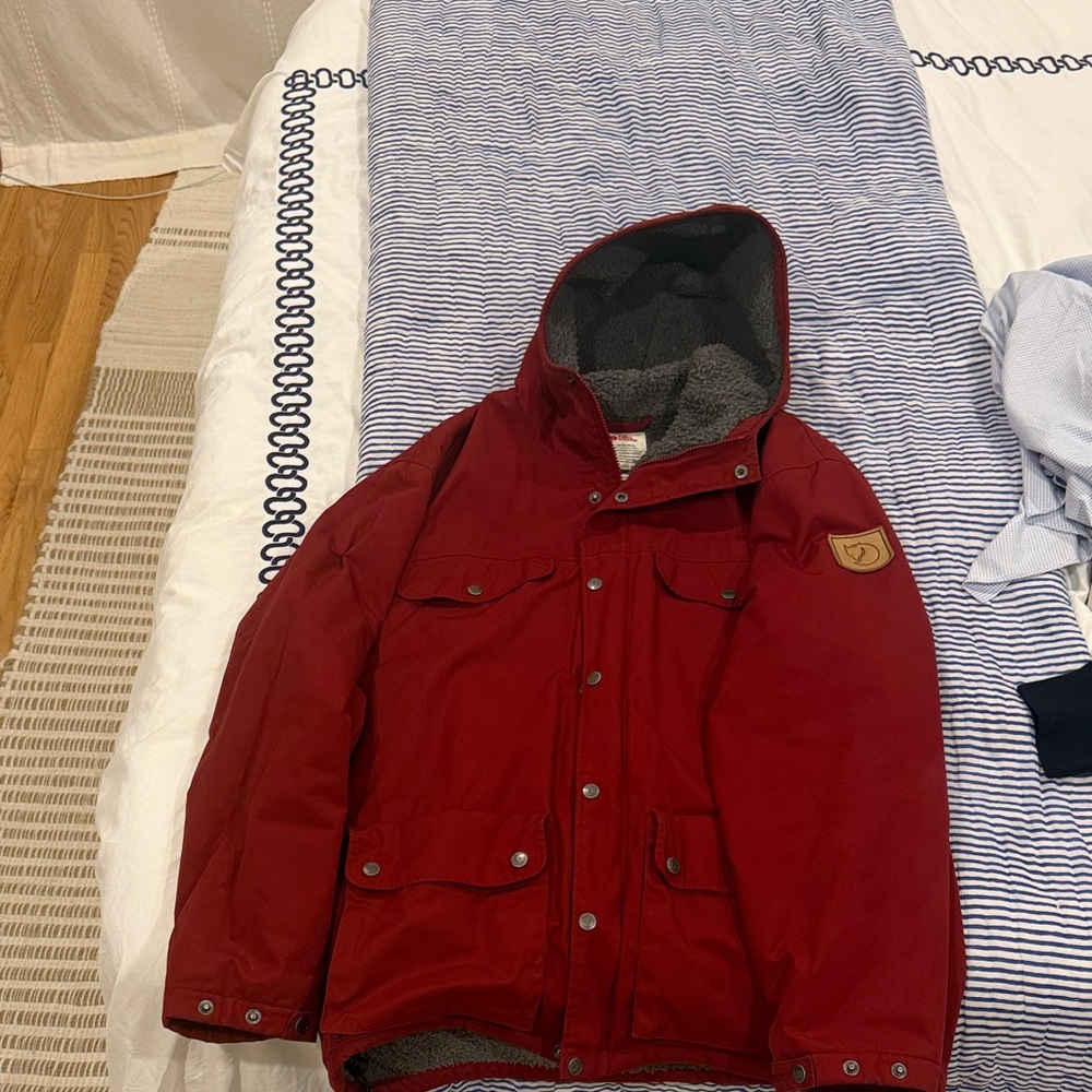 Fjallraven Men's Deep Red Winter Jacket